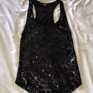 Guess sequin tank top